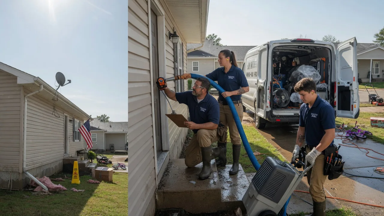 Ceiling Water Damage Restoration in Vicksburg, MI near me